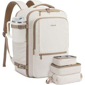 Airline approved large travel backpack 40L carry on personal item bag with lapto